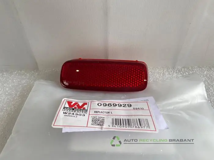Bumper reflector links-achter Citroen Jumpy