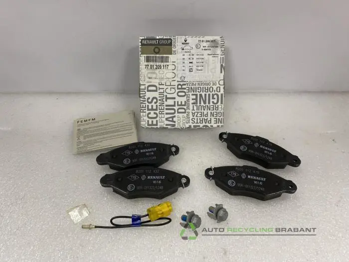 Remblok voor Renault Kangoo